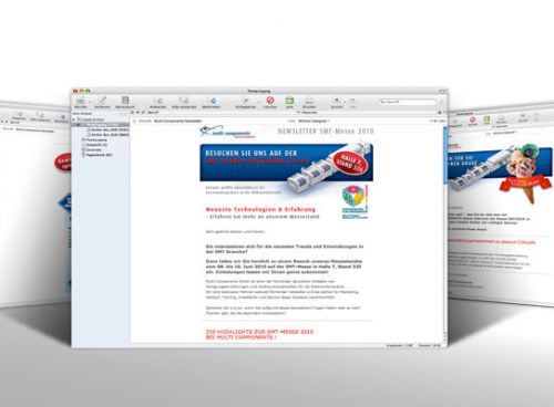 Newsletter zur Einladung und zur Nachlese <br />der Messe SMT 2010