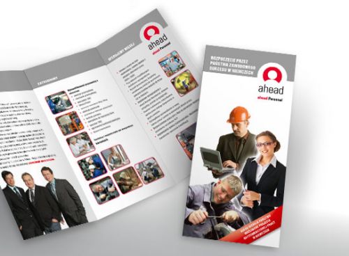 Folder zur Rekrutierung von polnischem Fachpersonal