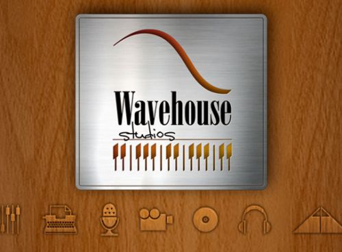Entwürfe zur Website der "Wavehouse Studios" 