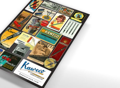 RollUp-Display und Anzeige mit Retro-Motiven