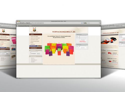 Web-Shop verpackungswelt.de für Geschäftskunden