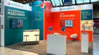 Standdesign für die Fachmesse parts2clean 2025
