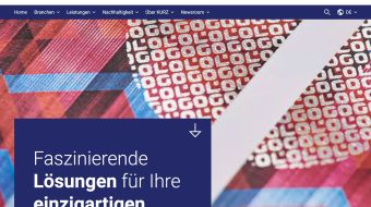 Design und Technik für die Dach-Website der KURZ-Gruppe