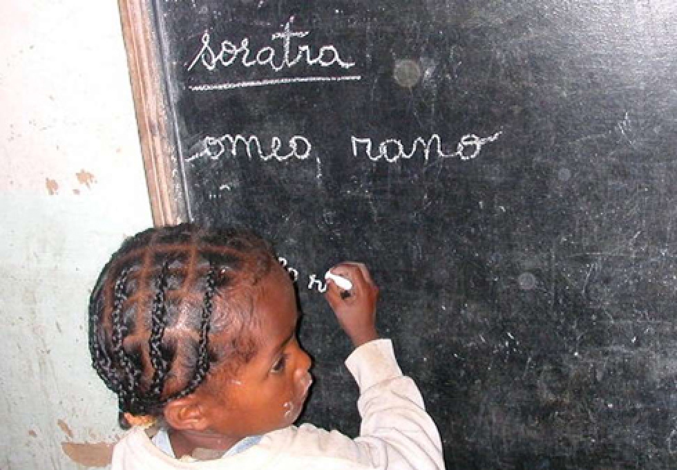 Schulunterricht für die Kleinsten Schulunterricht