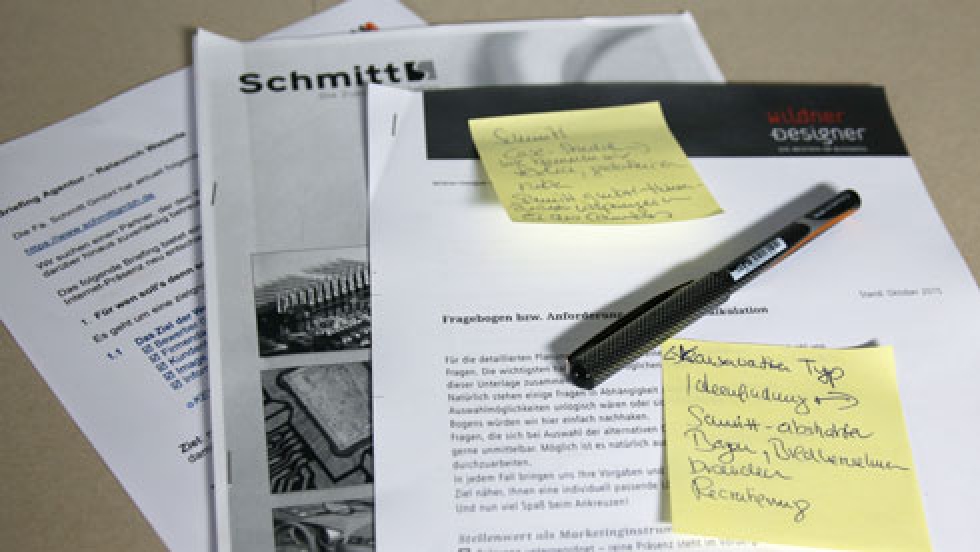 Basisinformationen und schriftliches Briefing vom Kunden, Checkliste zur Grobkalkulation. Basisinformationen und schriftliches Briefing vom Kunden, Checkliste zur Grobkalkulation.