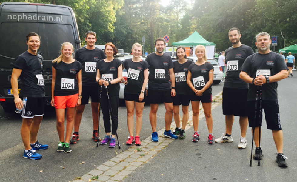 Das Team von Wildner+Designer beim Fürther Firmenlauf
