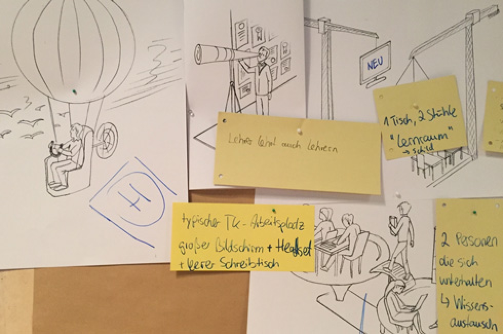 Die ersten und zugleich vielversprechenden Ergebnisse des Workshops. Die ersten und zugleich vielversprechenden Ergebnisse des Workshops.