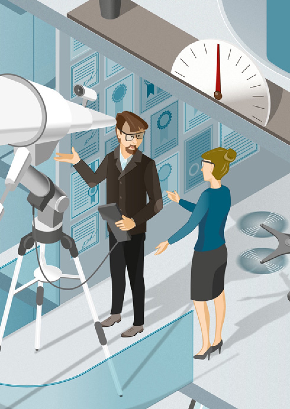 Detailansichten des Dialogbilds. Detailansichten des Dialogbilds.