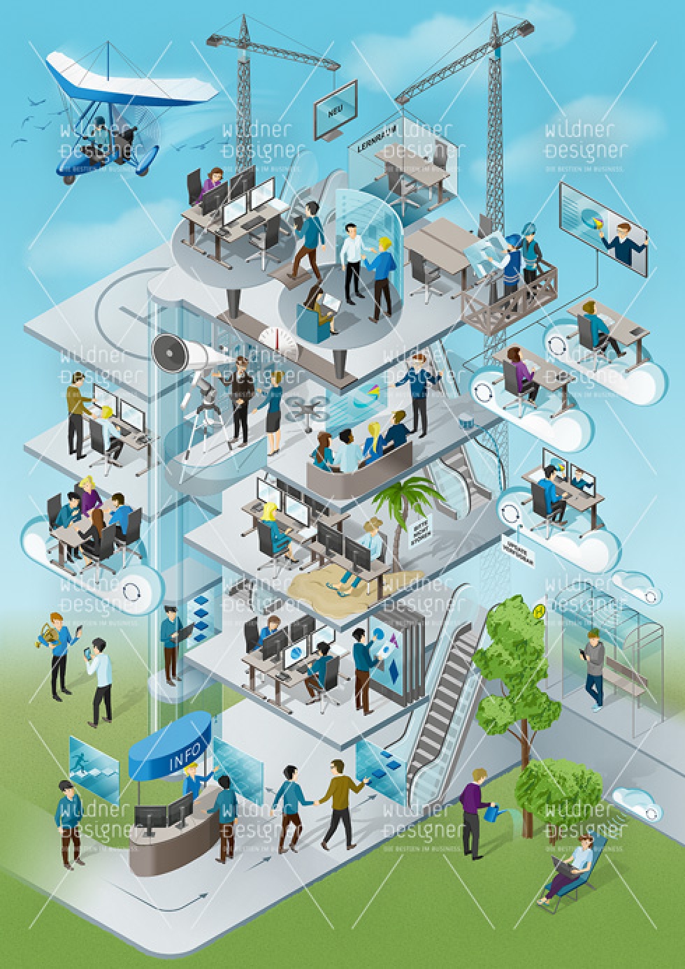 Das finale Dialogbild. Das finale Dialogbild.