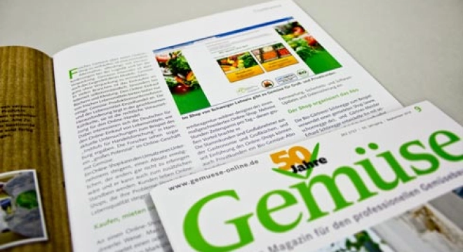 Gemüse-Web-Shop in der Fachpresse