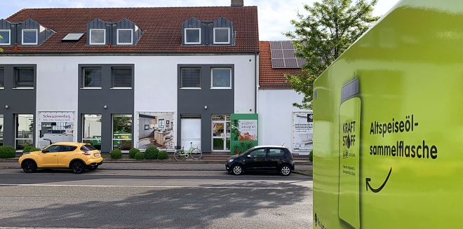 Öffentlichkeitsarbeit für die Altspeiseöl­sammlung der Stadt Fürth