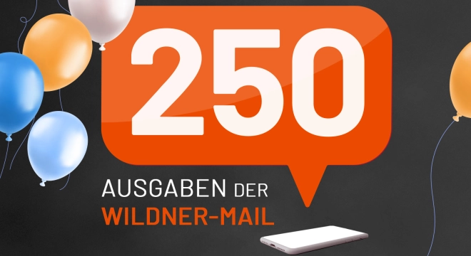 Zwischenbilanz: 250 Ausgaben unseres Newsletters „Wildner-Mail“