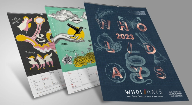 wholidays 2023 – Infos zur neunten Ausgabe des interkulturellen Kalenders