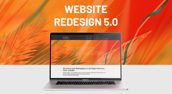 Version 5 unserer Website – ein neues Front End in einem neuen Design