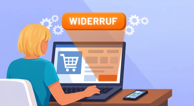 Widerrufs-Button im Online-Shop: Neue Pflicht für B2C-Händler ab 2026