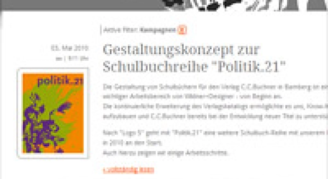 Vorschau auf die Wildner+Designer Website 3.0