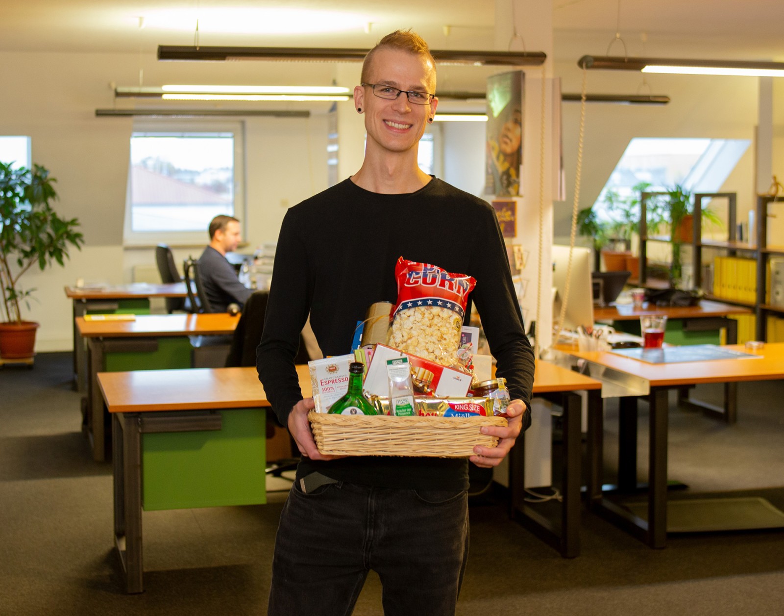 Gewinnder des Geschenkkorbs: Sven Hoffmann