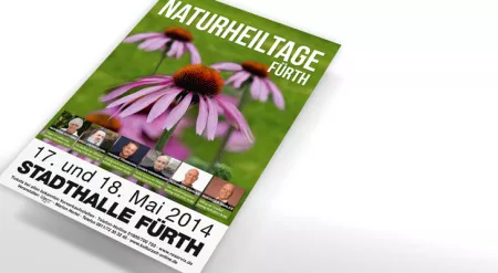  Flyer und Plakate für die Naturheiltage Fürth 2014