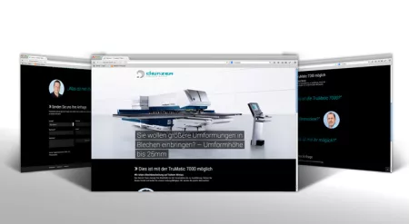 Deinzer Landingpage – Präsentation der Trumpf TruMatic 7000