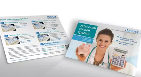 Mailing-Postkarte im auffälligen XXL-Format