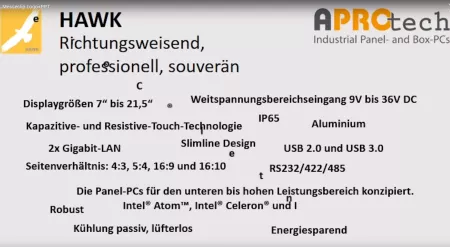 Power-Point-Slides und Logo-Animation zur Vision-Messe 