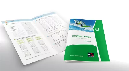 Mathe.delta 8, Arbeitsheft für Gymnasien in Baden-Württemberg (61018)