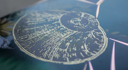 Jahreskalender 2018 mit Metallprägungen