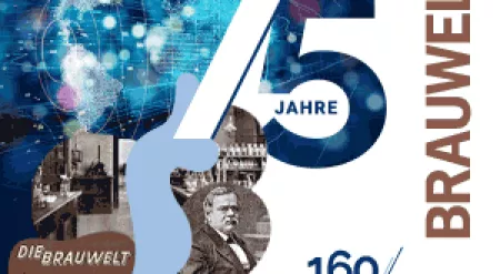 Animierte Banner zum 75. Ju­bi­läum der BRAUWELT