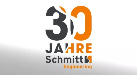 Designelement zum 30-jährigen Firmenjubiläum