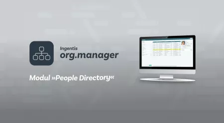 Vorstellung des org.­manager Moduls „People Directory“