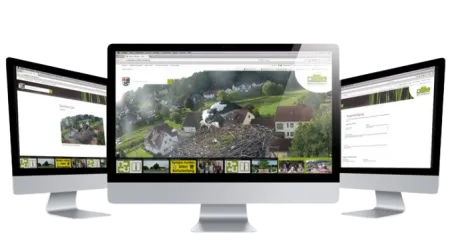 Innovativer Web-Auftritt einer Gemeinde im Landkreis ERH