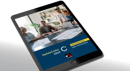 Lehrermaterial „Update­Codes 2025“ mit Info­grafiken (739902)