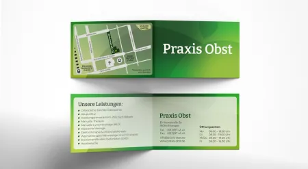 Drucksachen für den Neustart der Praxis in Erlangen