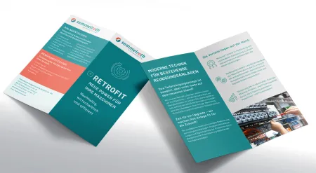 Prospekte zur kom­pakten Dar­stel­lung der Leis­tungs­bereiche