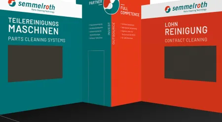 Standdesign für die Fachmesse parts2clean 2025