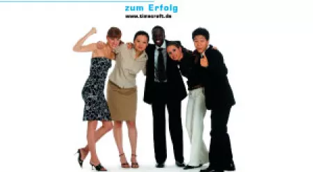 Zweiteiliges Präsentations-System für Recruiting-Messen