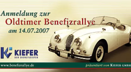 Einladung zur KIEFER Benefizrallye 2007