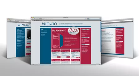 Relaunch der Website zum Projekt WinWin-PC