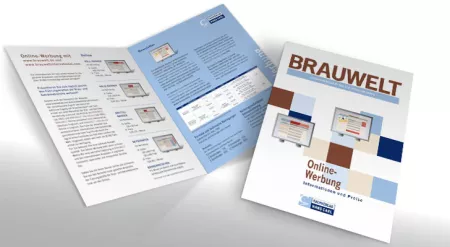 Prospekt zur Online-Werbung auf brauwelt.de