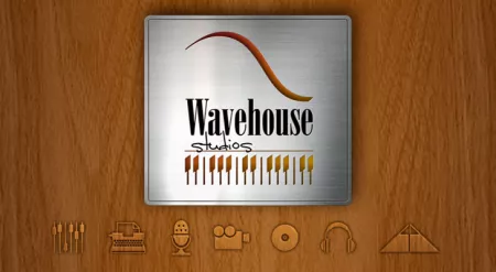 Entwürfe zur Website der "Wavehouse Studios" 