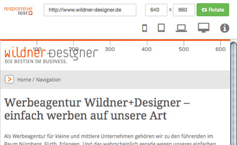 Technische Darstellung (www.responsivetest.net)