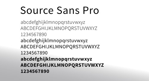 … war die moderne Schriftart Source Sans Pro … … war die moderne Schriftart Source Sans Pro …