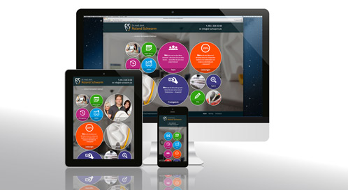 … den Internetauftritt in einer genauso farbenfrohen Kacheloptik zu gestalten.  … den Internetauftritt in einer genauso farbenfrohen Kacheloptik zu gestalten.