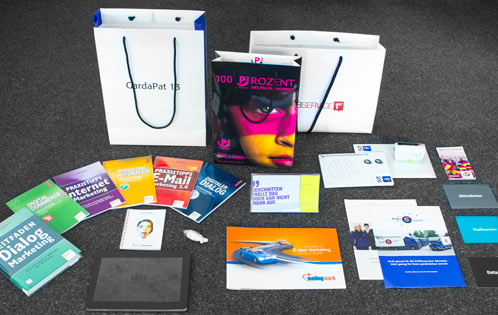 Unsere Beute von der der Crossmedia-Marketing Messe Co-Reach 2014 Unsere Messebeute von der Co-Reach 2014