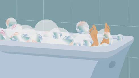 Der Animationsfilm beginnt in einer alltäglichen Situation. Elektrobit Animation 6