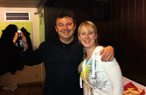 Erinnerungsfoto von einer unserer Weihnachtsfeiern mit Tombola Erinnerungsfoto von einer unserer Weihnachtsfeiern mit Tombola