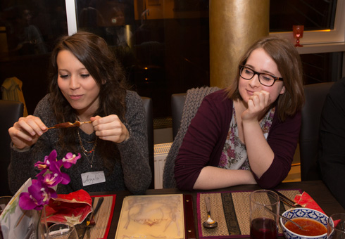 Entspannte Gesichter