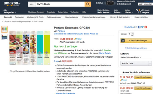 Ein großer, detaillierter Farbwerteatlas für knapp 200 € Ein großer, detaillierter Farbwerteatlas für knapp 200 €