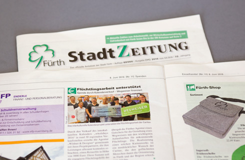 Bericht in der Stadtzeitung Fürth, Ausgabe 11-2016 Bericht in der Stadtzeitung Fürth, Ausgabe 11-2016
