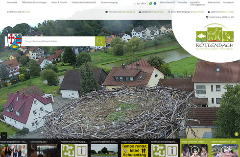 Website der Gemeinde Website der Gemeinde